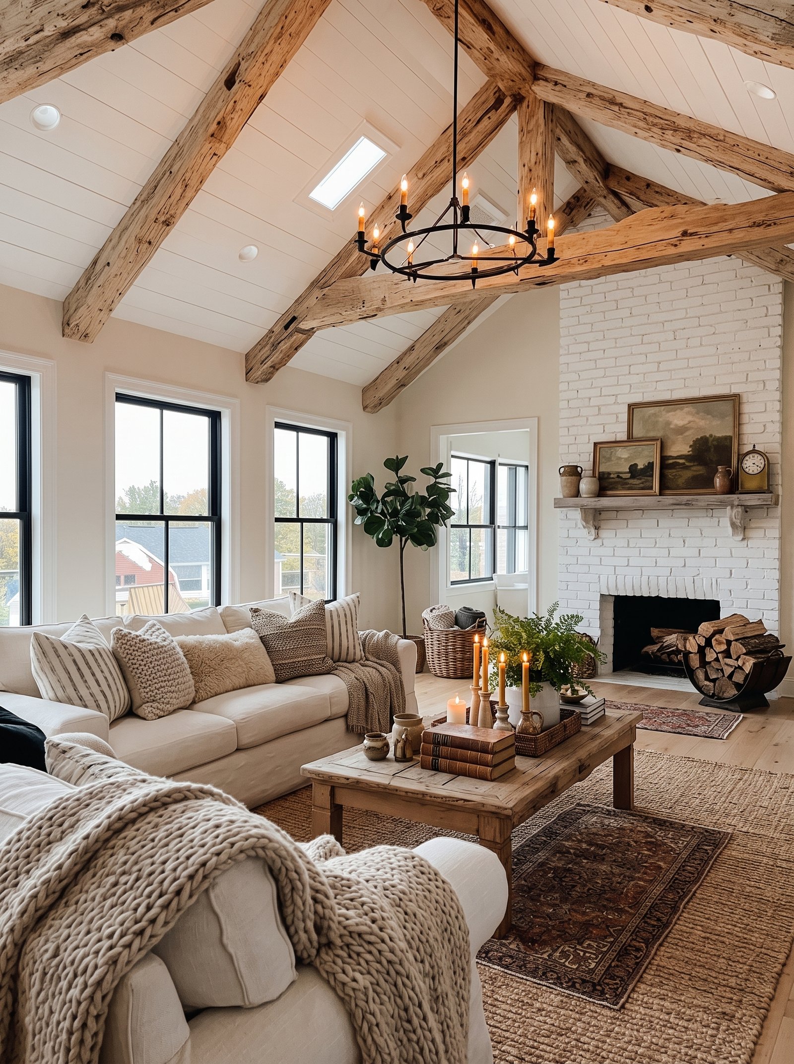 Rustic Farmhouse Living Room Ideas for a Relaxed and Refined Home