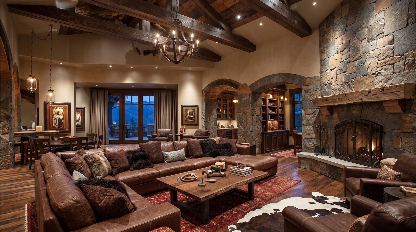 Rustic Log Cabin Interior Cozy Design Ideas