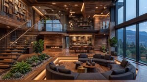 Inside a Stunning Luxury Modern Living Room Design
