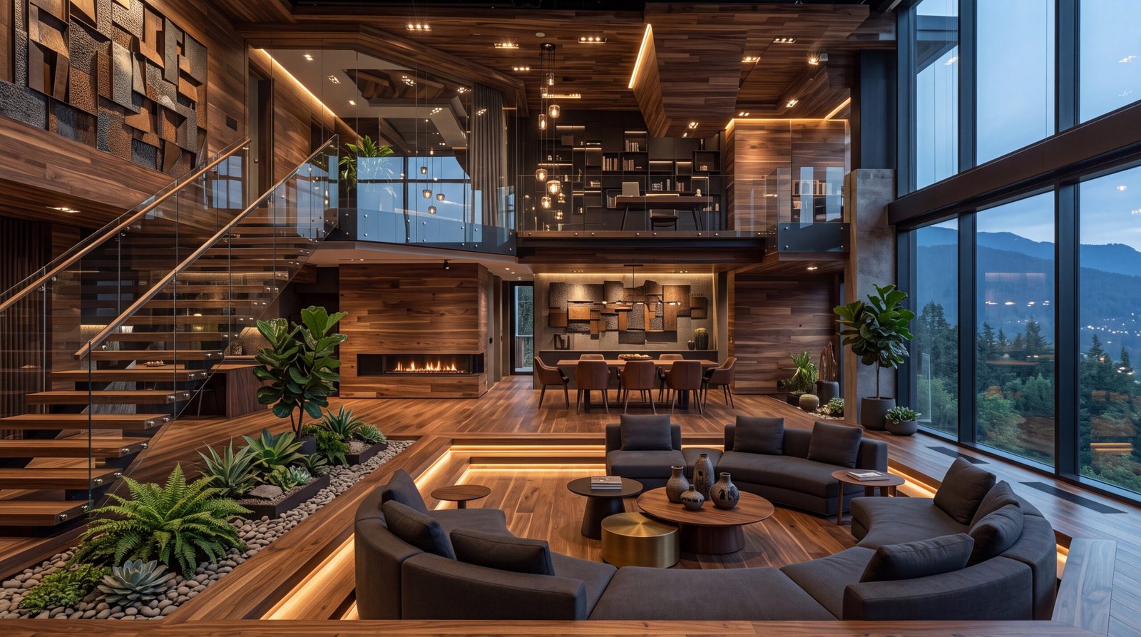 Inside a Stunning Luxury Modern Living Room Design