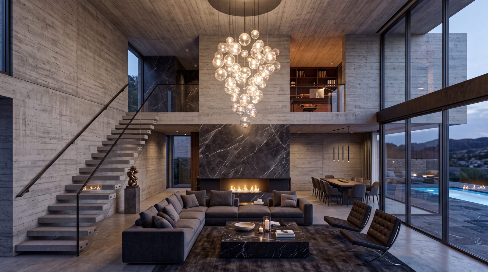 Dark Luxury Living Room Ideas for a Cozy Modern Home Design